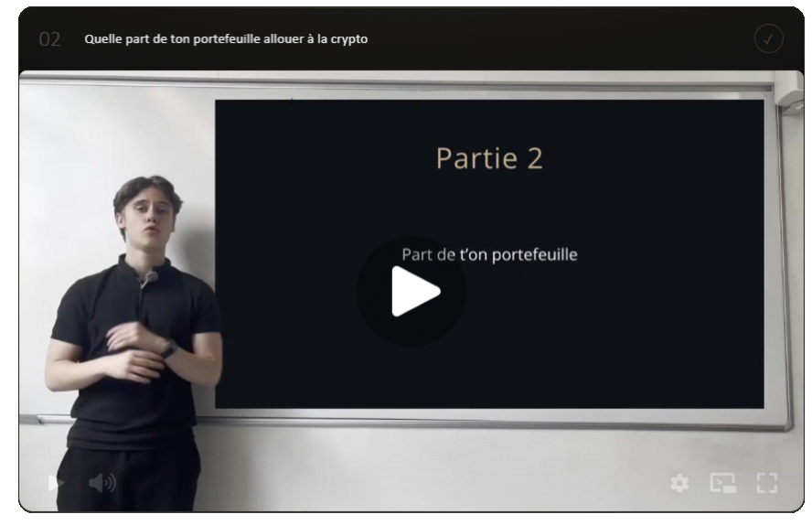 Illustration de la formation